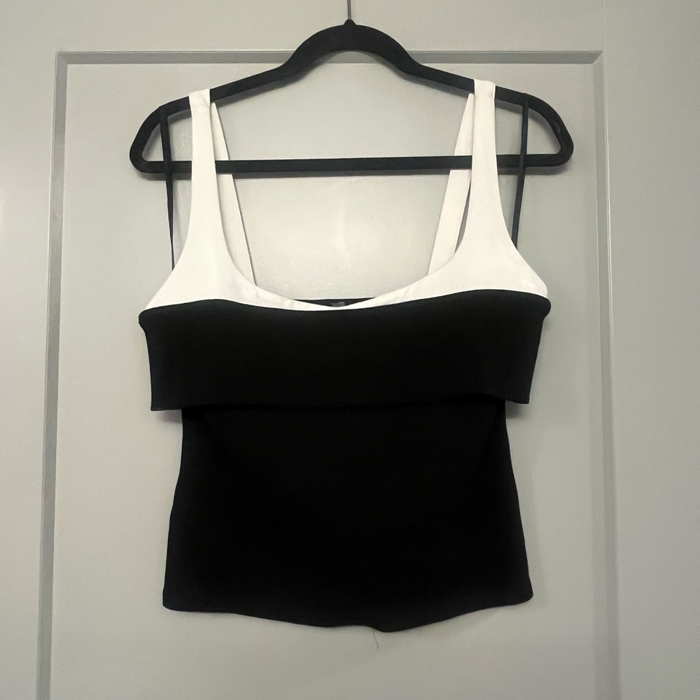 Anthropologie Black and White Camisole